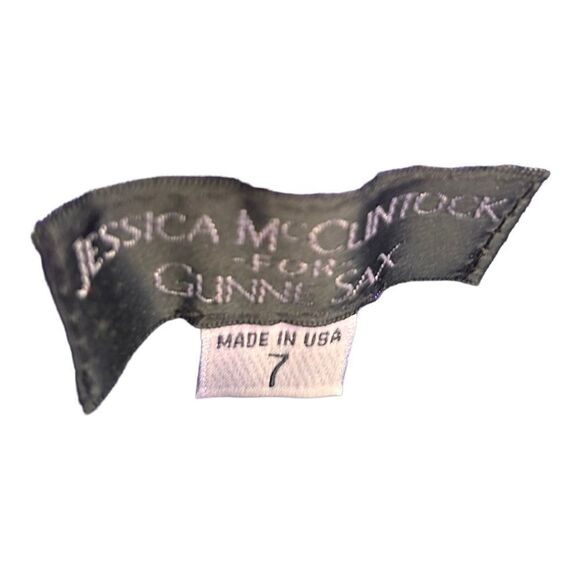 Jessica McClintock Gunni Sax Purple Strapless Dress A Line Tulle 80’s Women 7 - Picture 6 of 8